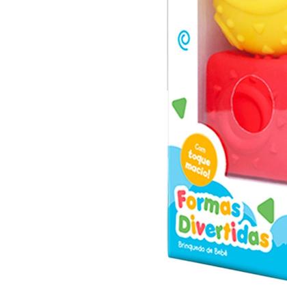 Imagem de Formas Divertidas com cheirinho suave para morder e empilhar