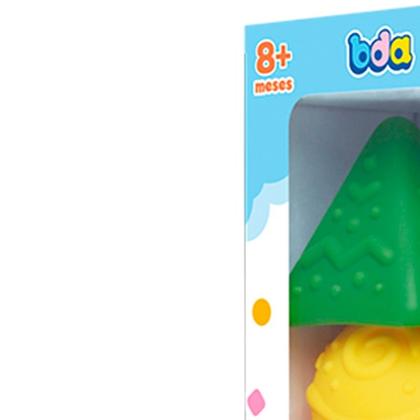 Imagem de Formas Divertidas com cheirinho suave para morder e empilhar