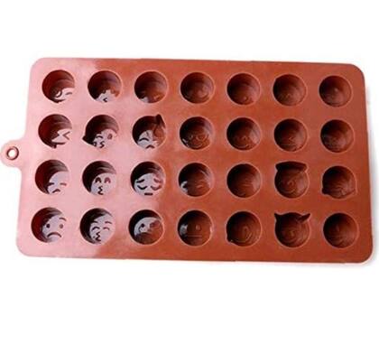 Imagem de Forminha De Silicone Para Balinhas De Gelatina Emoji