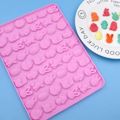Imagem de Forminha Silicone Para Balinhas De Gelatina Páscoa