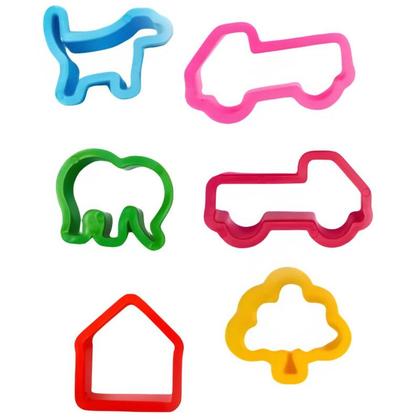 Imagem de Forminhas Para Modelar Massinha Cortadores Modeladoras 6 Un