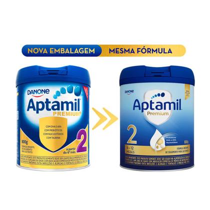 Imagem de Fórmula Infantil Aptamil Premium 2 6-12 meses 800g
