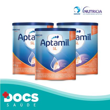 Imagem de Fórmula Infantil Aptamil SL 400gr Danone KIT 03 unidades