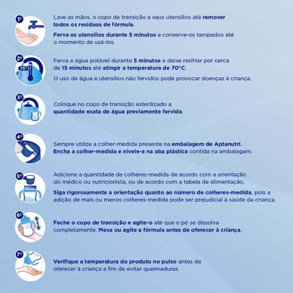 Imagem de Fórmula Infantil Aptanutri Premium 3 Pack com 4 unidades de 800g