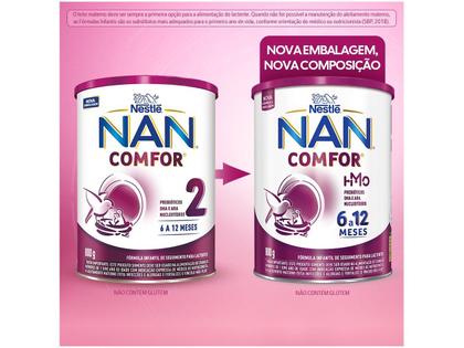 Fórmula Infantil Nestlé Leite Comfor 2 NAN - 800g Imagem de Fórmula Infantil Nestlé Leite Comfor 2 NAN