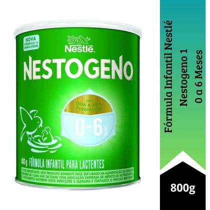 Imagem de Fórmula Infantil Nestlé Nestogeno 1 0 a 6 Meses 800g