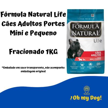 Imagem de Fórmula natural life cães adultos portes mini e pequeno granel 1kg