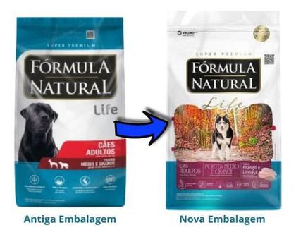 Imagem de Fórmula Natural Ração Para Cães Adultos Tamanho Médio E Grande Sabor Mix Sacola 15kg