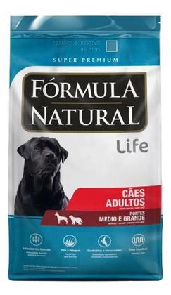 Imagem de Fórmula Natural Super Premium Life Cães Adultos Portes Médio e Grande Frango e Linhaça 15KG