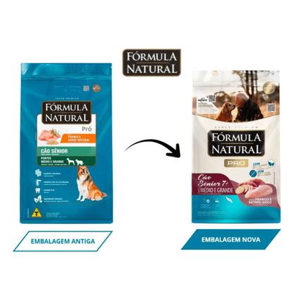 Imagem de Fórmula Natural Super Premium Pro Cão Sênior Portes Médio e Grande Sabor Frango e Batata-Doce 15kg
