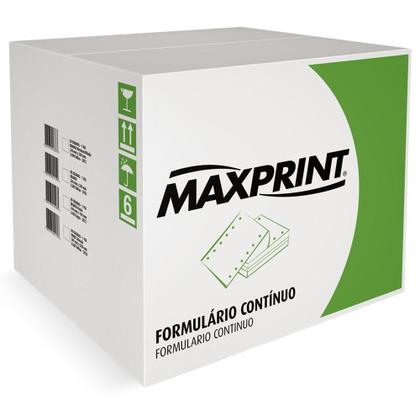 Imagem de Formulário Continuo 240X280 1 Via Branco 3000 Folhas 4115985 - Maxprint - Maxprint
