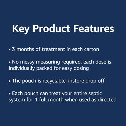 Imagem de Fornecimento de 3 meses para tratamento séptico Amazon Basics 29,4 onças x 2