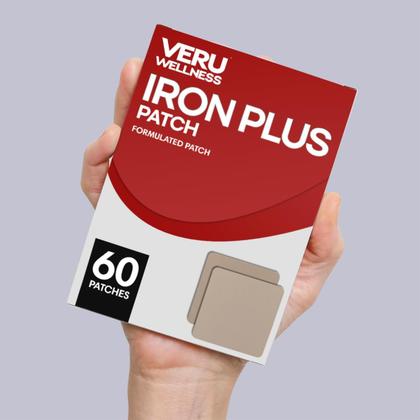 Imagem de Fornecimento diário de Iron Patch Veru Wellness Iron Plus para 60 dias