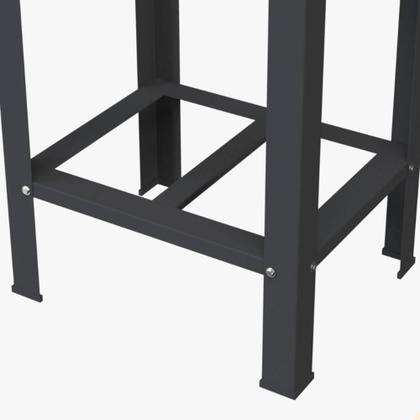 Imagem de Forno Convector Venâncio Smart Basic 4 Esteiras com Corpo Preto e Painel Inox 127V Com Cavalete