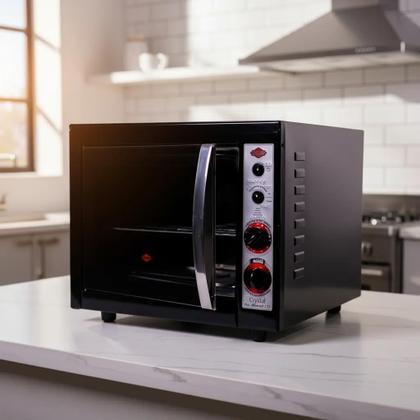 Imagem de Forno de bancada elétrico Crystal Plus Advanced Black LAYR 46L 1750w Preto