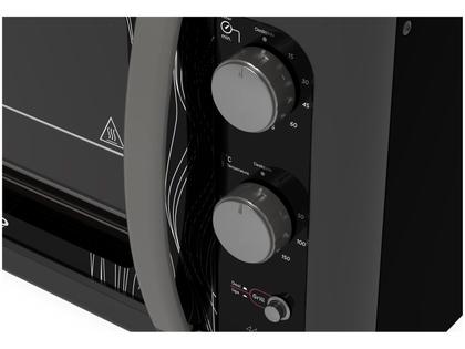 Imagem de Forno de bancada elétrico Dako Supreme Preto 44 litros com grill dourador - 127v