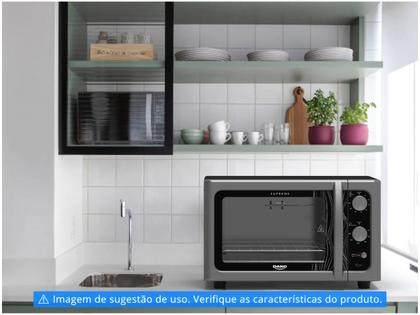 Imagem de Forno de bancada elétrico Dako Supreme Titanium 44 litros com grill dourador - 220v