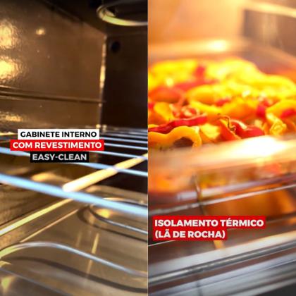 Imagem de Forno de bancada elétrico Layr Crystal Advanced Crystal 46L aço inoxidável 127V