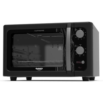 Imagem de Forno de Bancada Elétrico Supreme Preto 44L Dako 220v