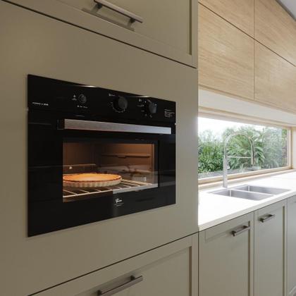 Imagem de Forno de Embutir a Gás Fischer Infinity 50L com Grill Dourador e Timer Preto 127V