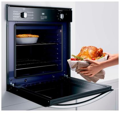Imagem de Forno de Embutir Elétrico Brastemp 84 Litros Inox Espelhado com Convecção e Timer Touch - BOC84AR