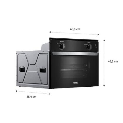 Imagem de Forno de Embutir Elétrico Consul 47 Litros com Timer Autodesligamento - COB47BE