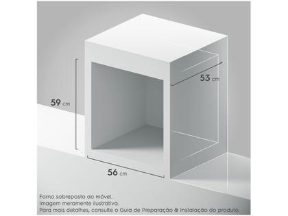 Imagem de Forno de Embutir Elétrico Continental 80L com TOPLimpaFácil (OC8EM)