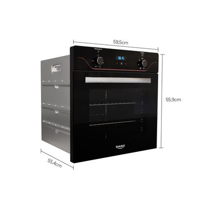 Imagem de Forno de Embutir Elétrico Preto 60 Litros com Timer Digital Dako Diplomata Grill 220V