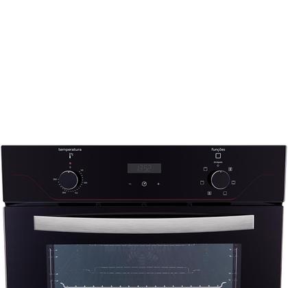 Imagem de Forno de Embutir Elétrico Preto 60 Litros com Timer Digital Dako Diplomata Grill 220V