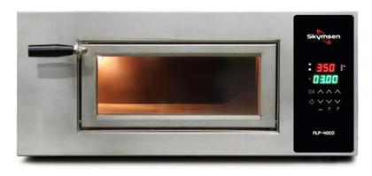 Imagem de Forno de Lastro para Pizza FLP-400D Digital Skymsen- Total Inox 450C Pizza pronta em 3 Min