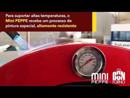 Imagem de Forno de pizza para churrasqueira - Cor vermelho