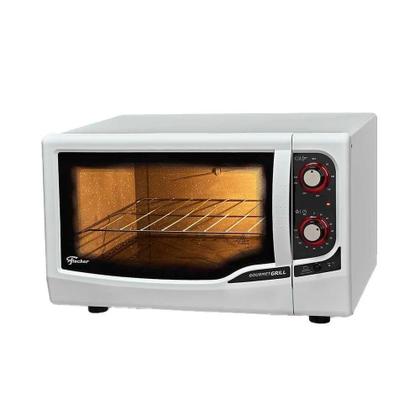 Imagem de Forno Elétrico 44 Litros Fischer Gourmet Grill Bancada Branco 110V