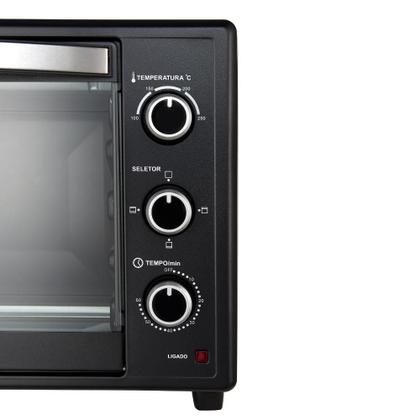 Imagem de Forno Elétrico 66 Litros Preto Branco 220v Best