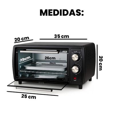 Imagem de Forno Elétrico Bak 10l 110v 1000w Compacto Timer Desliga