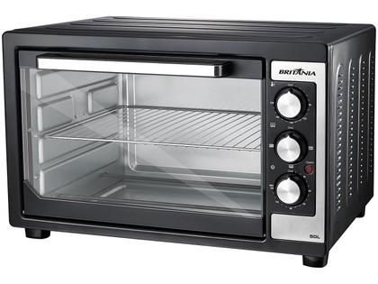 Imagem de Forno Eletrico Bancada Britania 50l Preto Com Dourador 127v