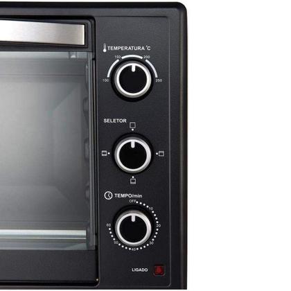 Imagem de Forno Elétrico Best 60 Litros Basico Preto/Branco 1800W 220V