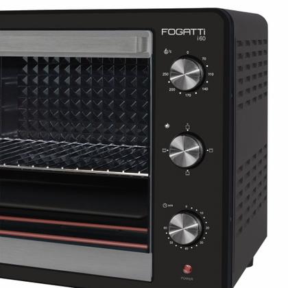 Imagem de Forno Elétrico de Bancada 60 Litros Fogatti Black i60