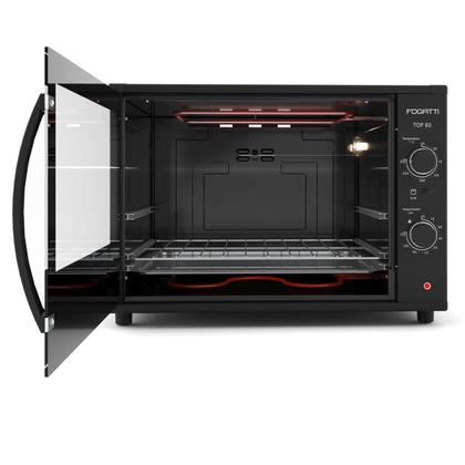 Imagem de Forno Elétrico De Bancada Black Fogatti 60 Litros Top60