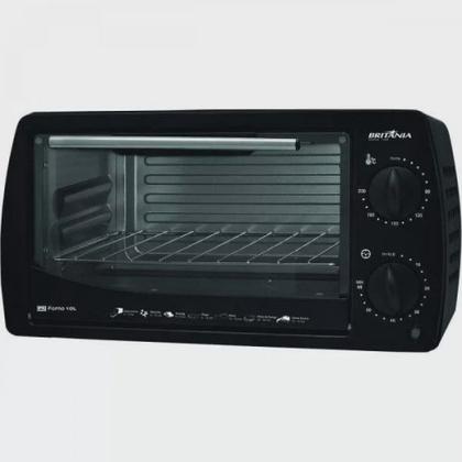 Imagem de Forno Elétrico de Bancada Britânia 10L Preto 220V 6 Funções Timer 60min