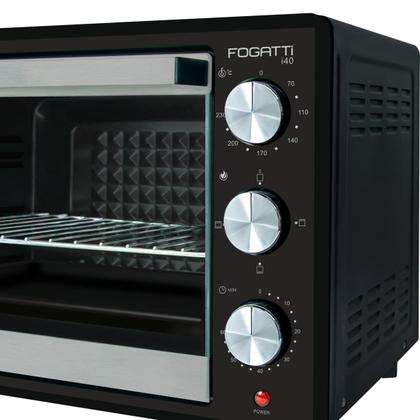 Imagem de Forno Elétrico de Bancada de 40 Litros Fogatti i40 Preto