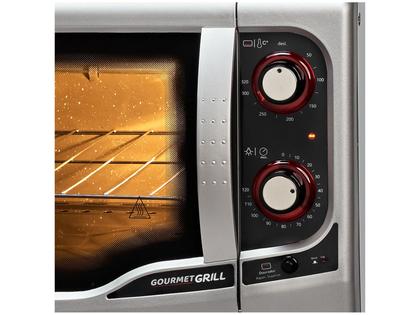 Imagem de Forno Elétrico de Bancada Fischer com Dourador com Timer 44L Prata Gourmet Grill