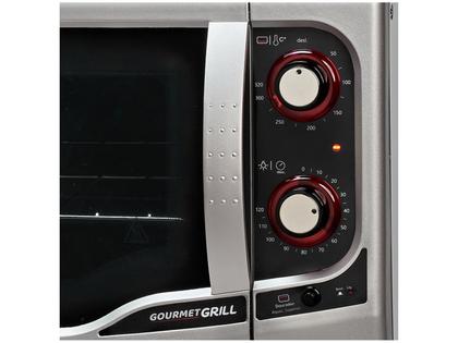 Imagem de Forno Elétrico de Bancada Fischer com Dourador com Timer 44L Prata Gourmet Grill