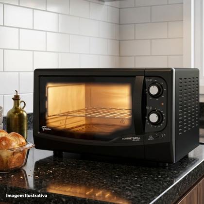 Imagem de Forno Eletrico de Bancada Fischer Gourmert Grill 44 Litros Preto-127v