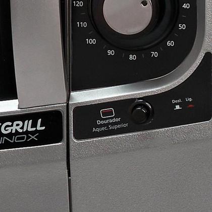 Imagem de Forno Elétrico de Bancada Fischer Gourmet Grill Autolimpante 44L 1750W Inox 110V
