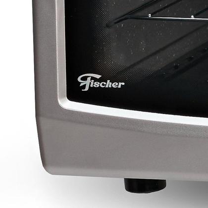 Imagem de Forno Elétrico de Bancada Fischer Gourmet Grill Autolimpante 44L 1750W Prata 220V