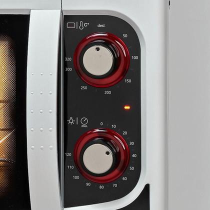 Imagem de Forno eletrico de bancada fischer gourmet grill g ii branco gii 44l 220v (9741-79180)