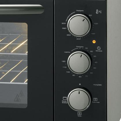 Imagem de Forno Elétrico de Bancada Fischer Turbo 2.4 New 48L Preto
