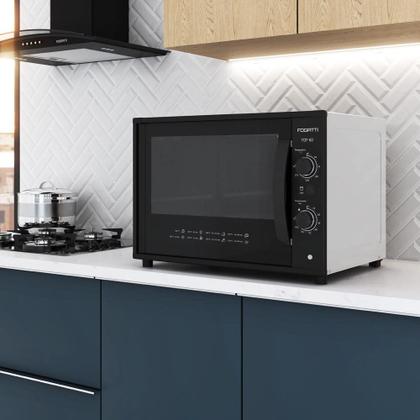 Imagem de Forno Elétrico de Bancada Fogatti 60 Litros Top60 Branco