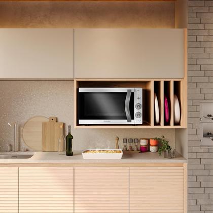 Imagem de Forno Elétrico de bancada Mueller 50 litros e Vidro Duplo MFB50F Branco