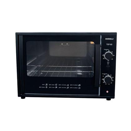 Imagem de Forno Elétrico de Bancada Nardelli TOP 60 Black 60 Litros Preto 127V